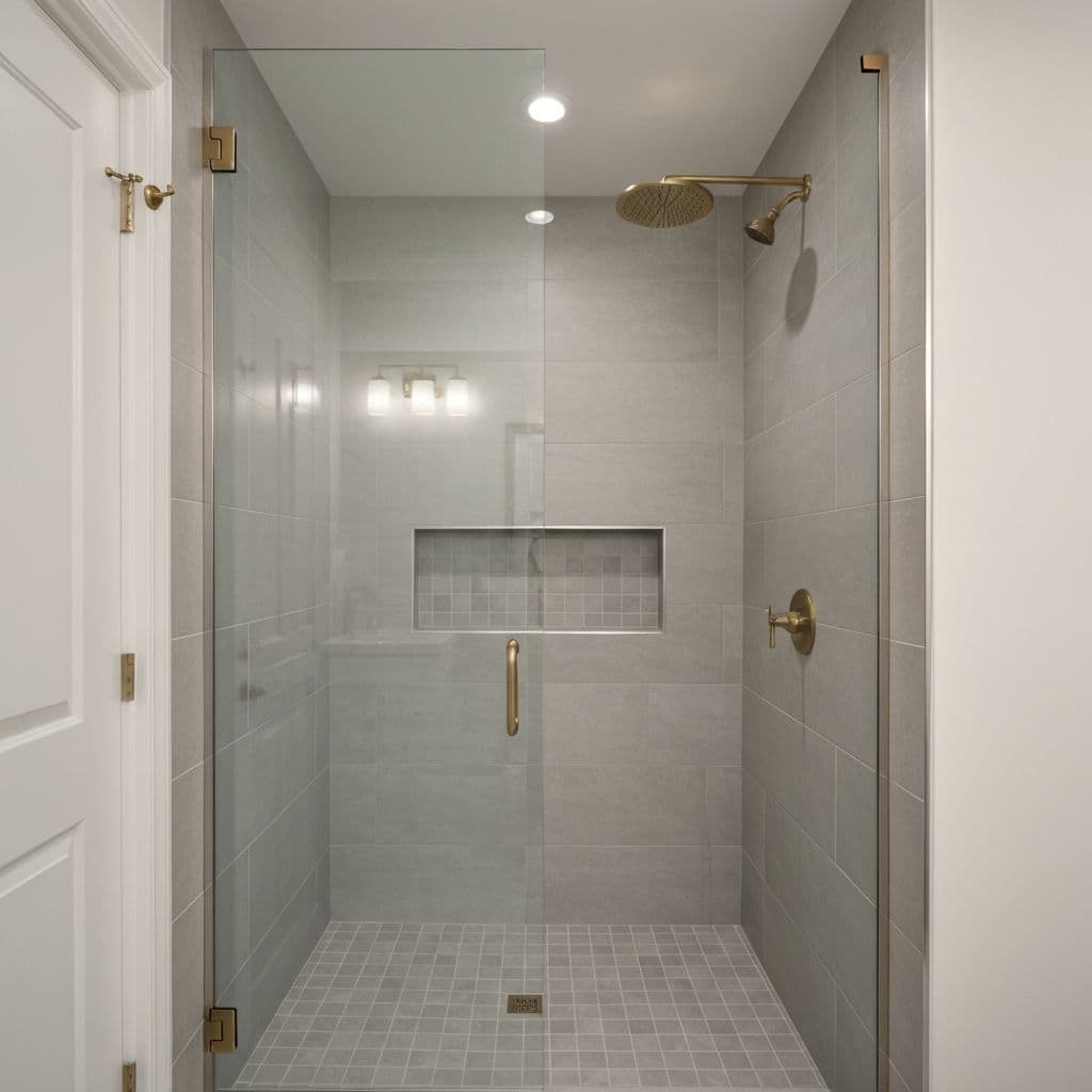 Walk-In Tile Shower