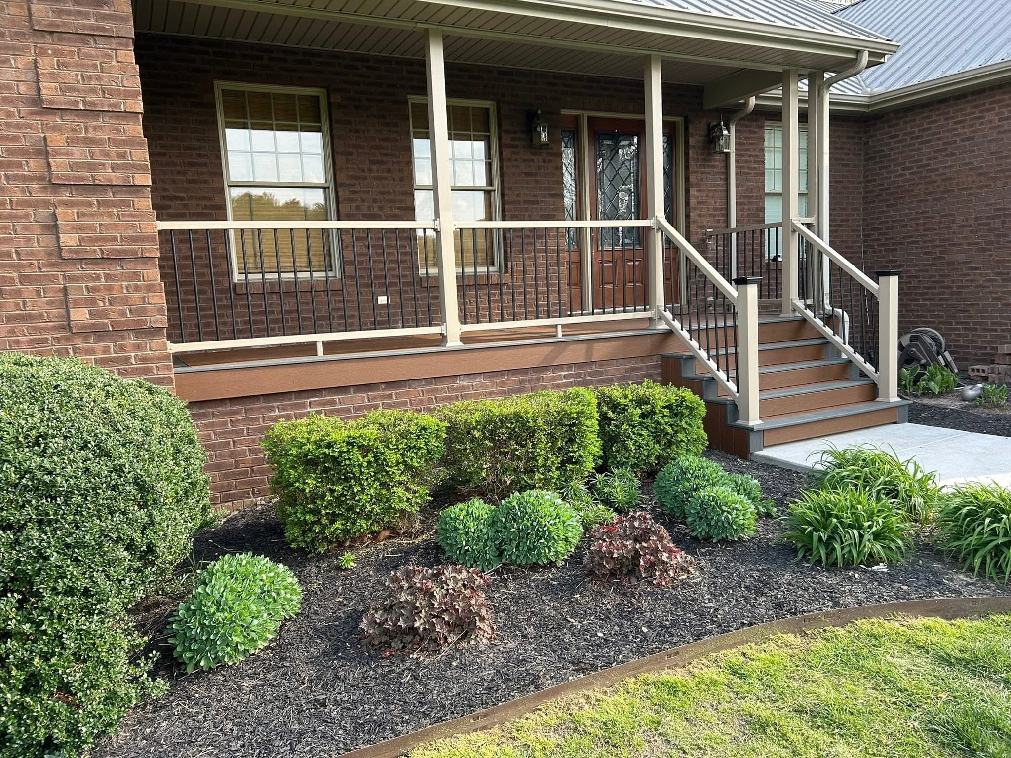 Brick Home Porch Refresh