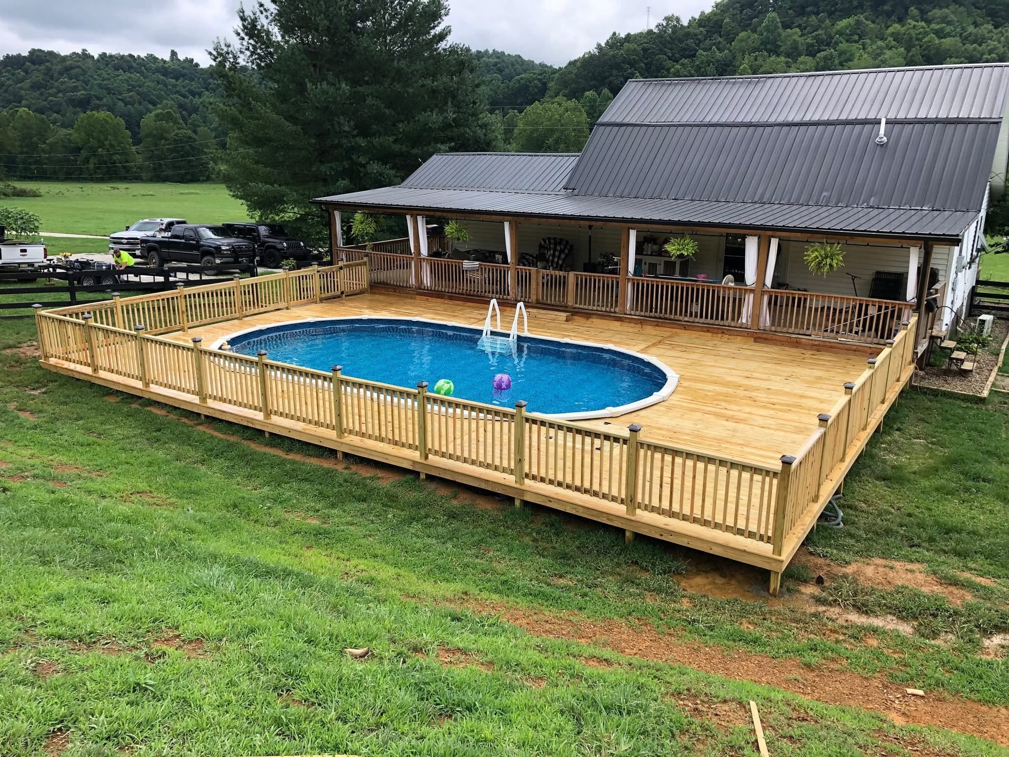 Pool Deck with Mountain Views