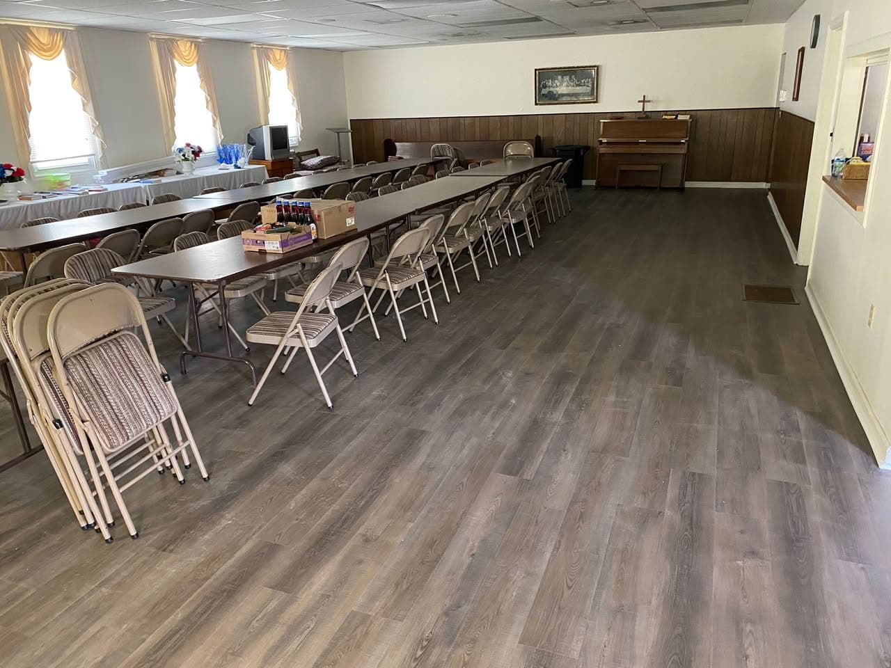 Church Hall LVP Installation