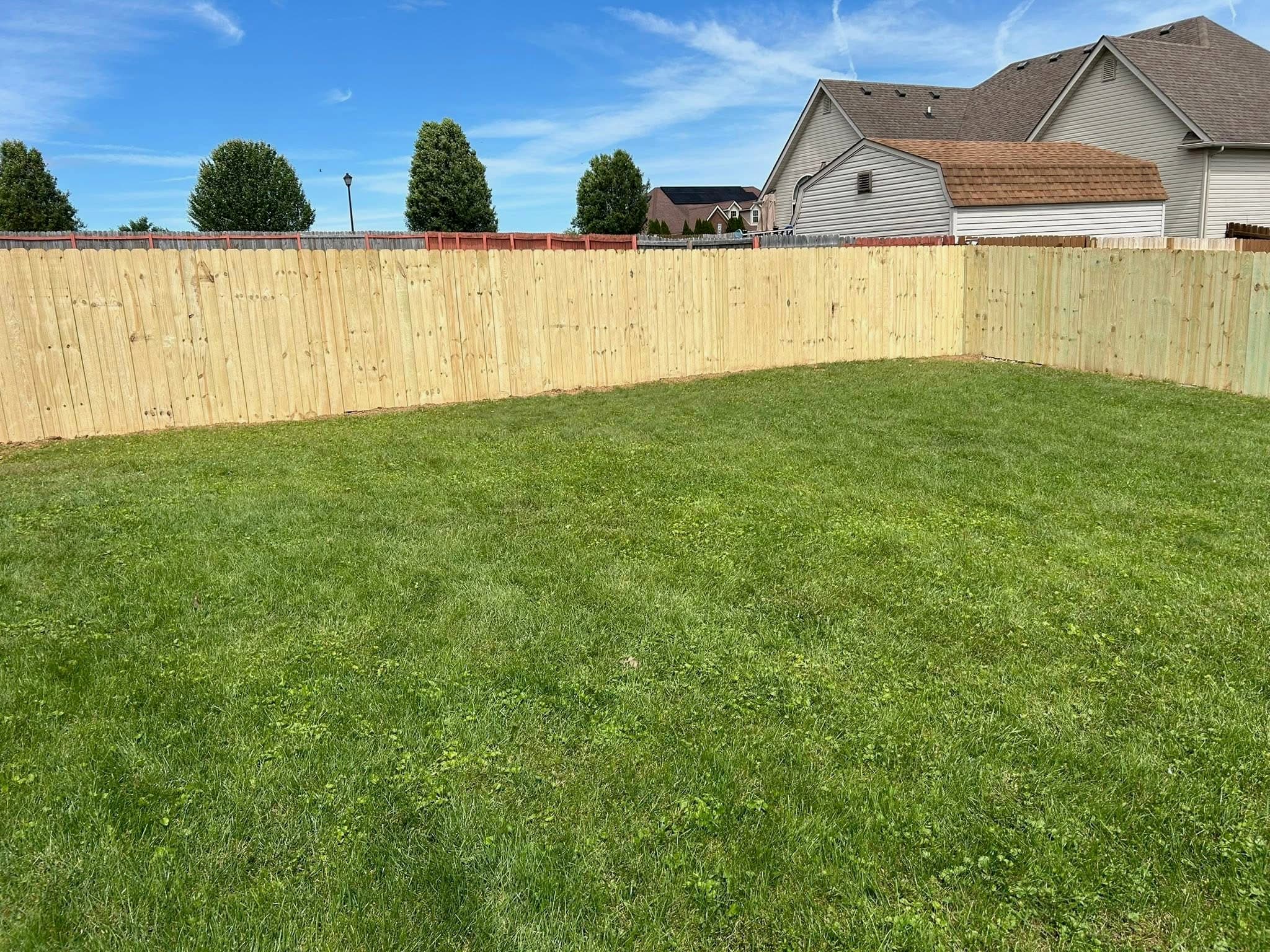 Backyard Privacy Fence